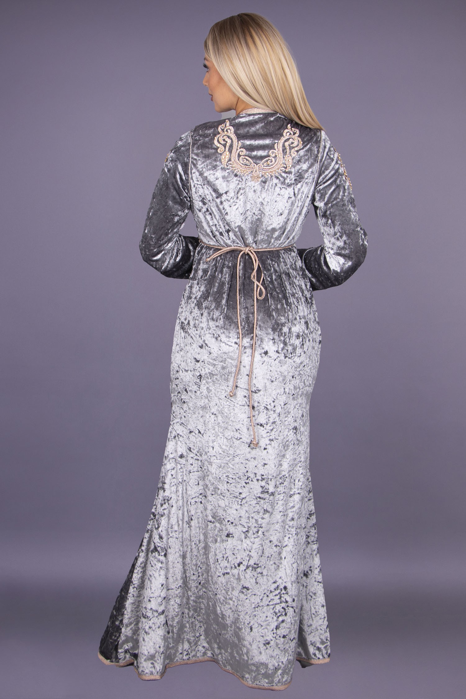 Caftan best sale gris argent
